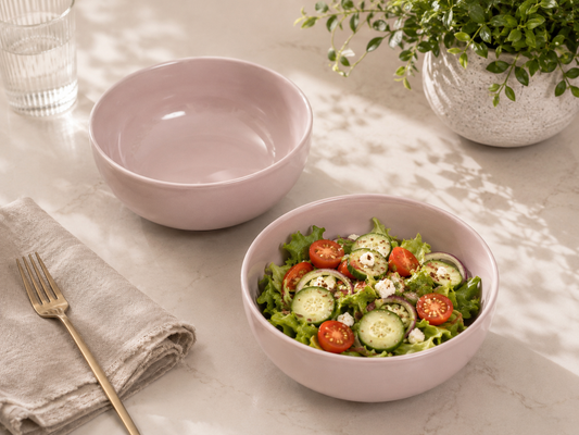 Blush Pink Ceramic Bowl
