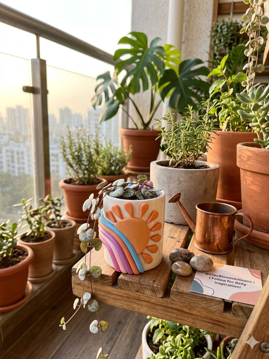 Sunshine Rainbow Succulent Planter