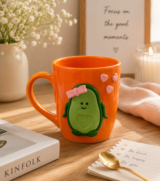 The Great Avocado Character Ceramic Mug
