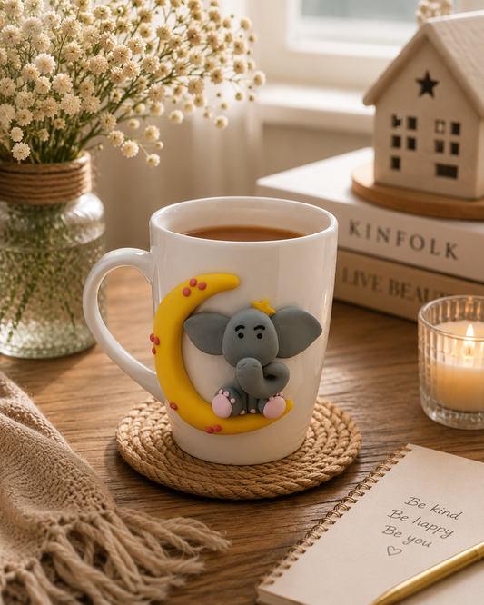 Elephant Kids Ceramic Mug